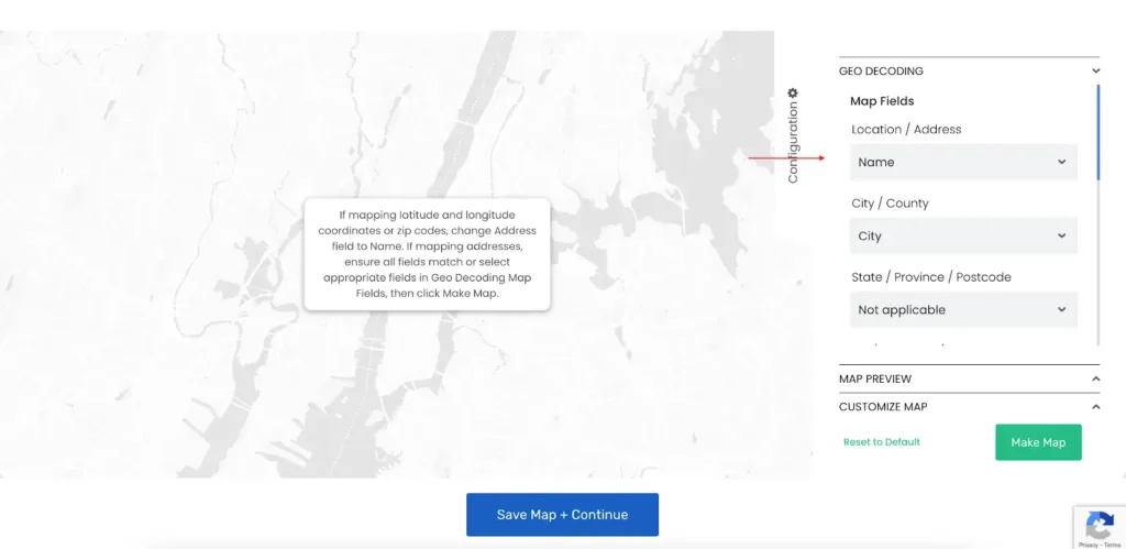 GeoPostcodes-Create zip code map