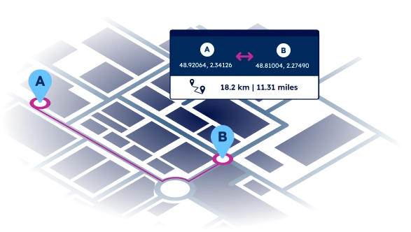 GeoPostcodes - Distance calculation use case