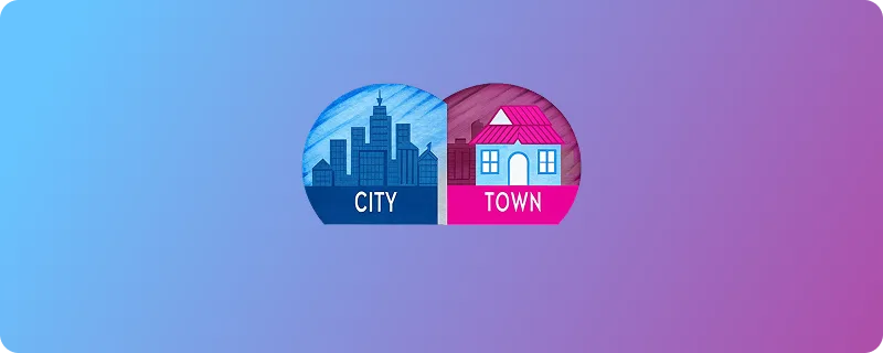 GeoPostcodes - town vs city