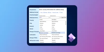 GeoPostcodes - address setup module D365 F&O