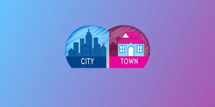 GeoPostcodes - town vs city