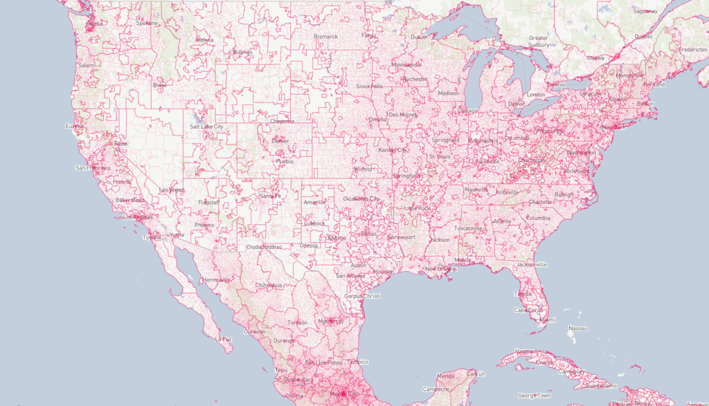 Colorful Map With POSTALS and Nearest Postal UI!