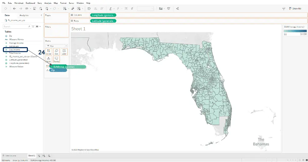 Replace coloring variable