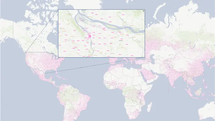 GeoPostcodes-Postal-database